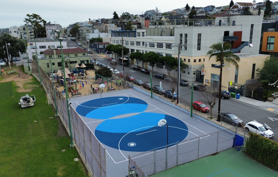San Francisco Unveils Basketball Court Mural at Jackson Playground Ahead of NBA All-Star Weekend