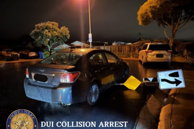 San Francisco Woman Arrested for DUI After Colliding with Parked Car in Pacifica