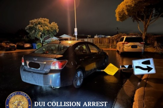San Francisco Woman Arrested for DUI After Colliding with Parked Car in Pacifica