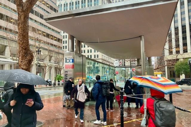 San Francisco's BART Enhances Commuter Experience with New Escalator at Civic Center, Canopy at Embarcadero Amid Vandalism Challenges