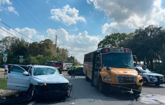 School Bus and Truck Collide in Fort Pierce, Drivers Hospitalized, Students Sustain Minor Injuries