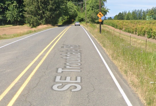 S.E. Troutdale Road Reopens After Vehicle Collision and Power Line Disruption