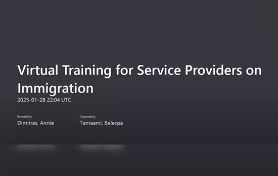 Seattle Hosts Full-House Online Training for Service Providers on Immigration Policy Changes