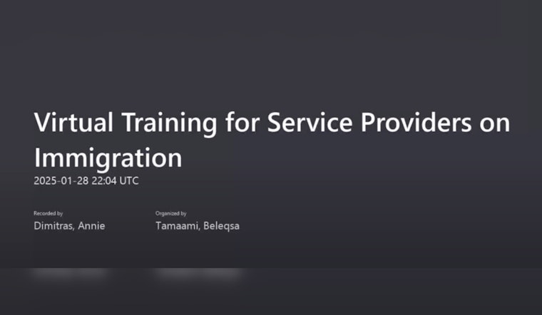 Seattle Hosts Full-House Online Training for Service Providers on Immigration Policy Changes