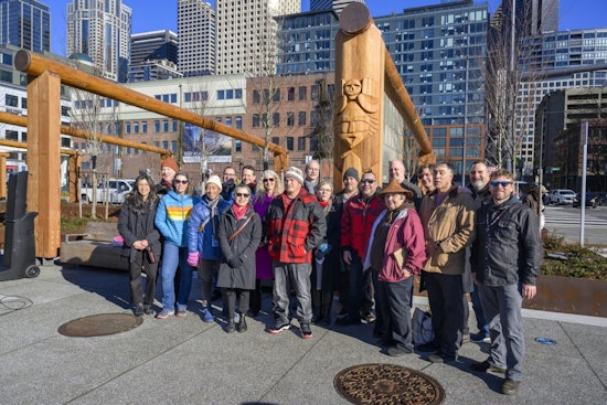 Seattle Waterfront Unveils Indigenous Cedar Carvings Celebrating City's Native Heritage