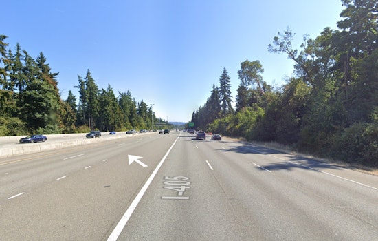 Semi-Truck Rollover Ignites Fire, Disrupts Traffic on I-405 in Renton