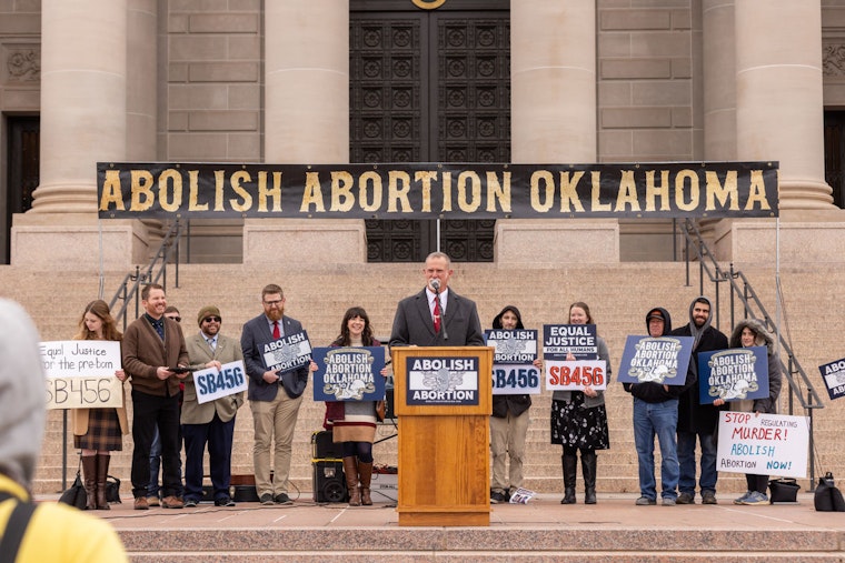 Senator Warren Hamilton Advocates for Stricter Abortion Laws at Oklahoma Capitol's Abolition Day Rally