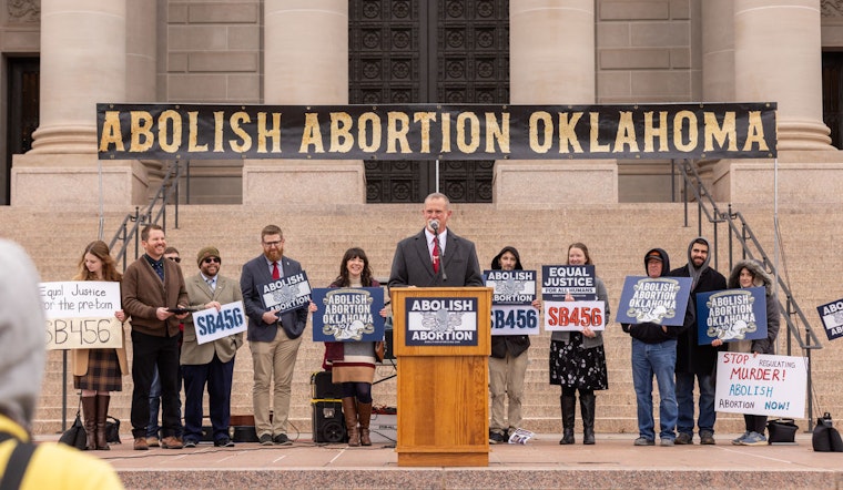 Senator Warren Hamilton Advocates for Stricter Abortion Laws at Oklahoma Capitol's Abolition Day Rally