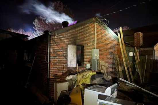 Seven People and Three Cats Displaced Following Overnight Garage Fire in Aurora