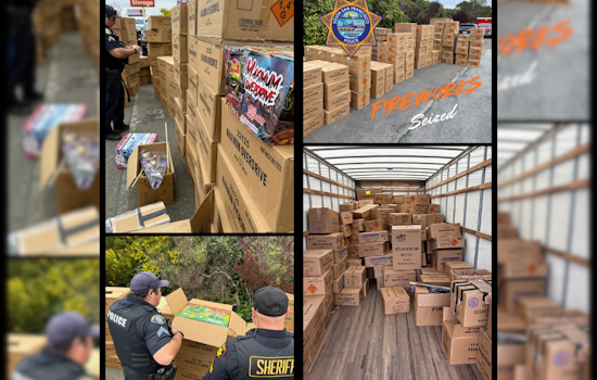South San Francisco Police Seize Over 5,000 Pounds of Illegal Fireworks Estimated at $300K