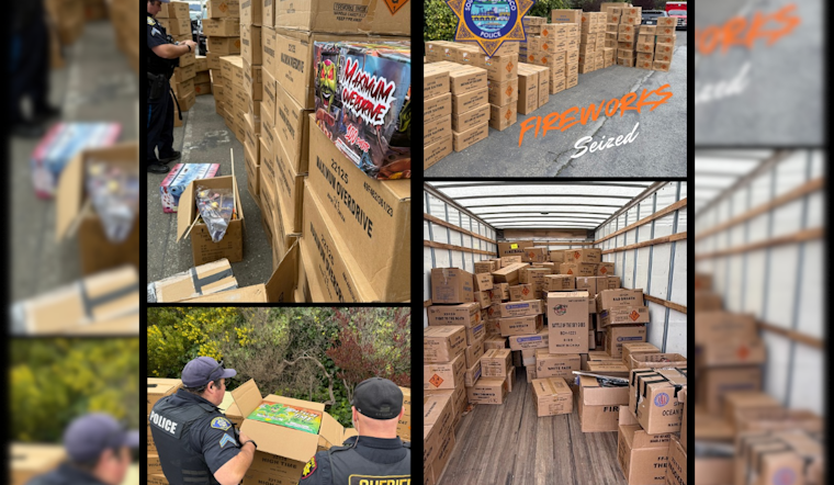 South San Francisco Police Seize Over 5,000 Pounds of Illegal Fireworks Estimated at $300K
