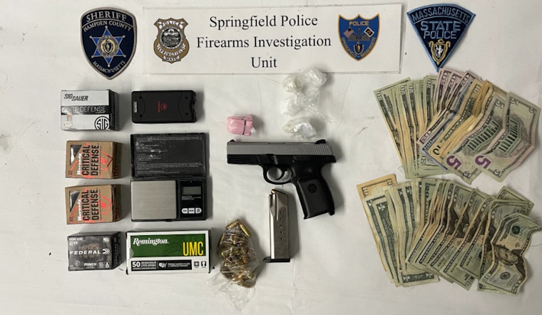 Springfield Police Nab Suspect with Illegal Firearm and Narcotics Trove on East Park Street