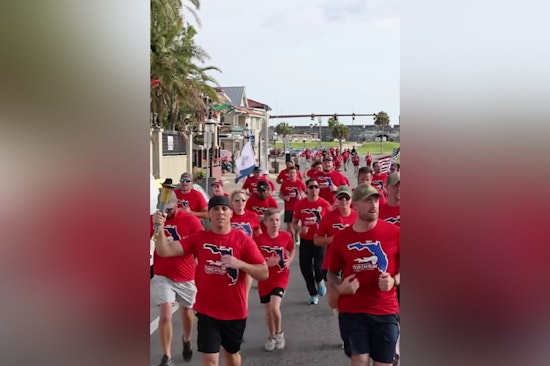 St. Augustine Cheers on Law Enforcement in Support of Special Olympics Florida Torch Run
