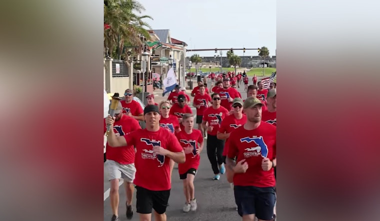 St. Augustine Cheers on Law Enforcement in Support of Special Olympics Florida Torch Run