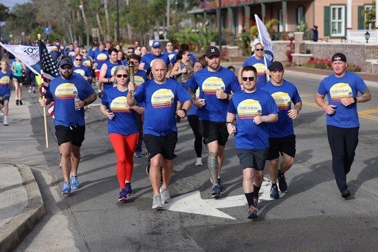 St. Augustine Streets Come Alive with Solidarity in Law Enforcement Torch Run for Special Olympics