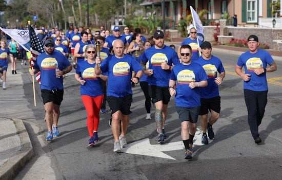 St. Augustine Streets Come Alive with Solidarity in Law Enforcement Torch Run for Special Olympics