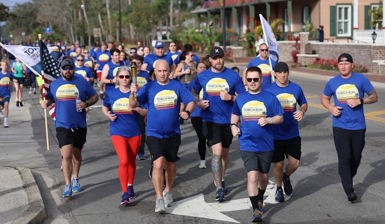 St. Augustine Streets Come Alive with Solidarity in Law Enforcement Torch Run for Special Olympics