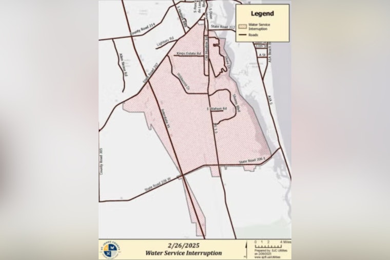 St. Johns County Faces Water Woes as Utility Crews Scramble to Repair Major Water Main Break