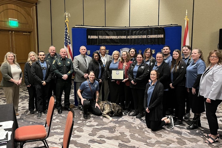 St. Johns County Sheriff's Office Communications Division Honored with FL-TAC Re-Accreditation