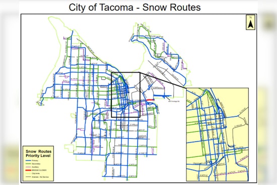 Tacoma Rolls Out Snow Response Fleet Ahead of Winter Weather Onslaught