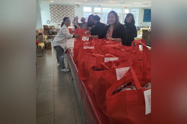 Tampa Celebrates Valentine's Day with Canastas de Amor for Seniors at Mary Bethune Hi Rise Complex