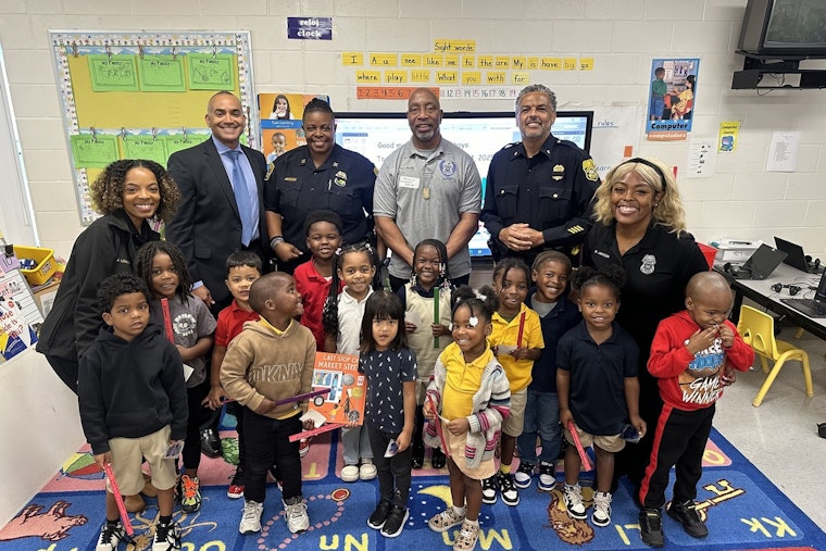 Tampa Police Engage with Youth at African American Read-In at Potter Elementary