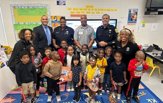 Tampa Police Engage with Youth at African American Read-In at Potter Elementary