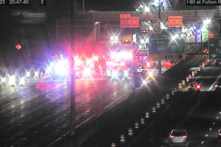 Three Critical After Multi-Vehicle Crash on I-90 in Cleveland, Traffic Snarled at West 41st Street Exit