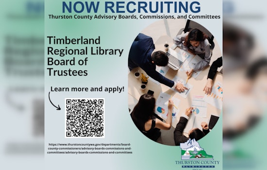 Thurston County Seeks Passionate At-Large Representative for Timberland Regional Library Board
