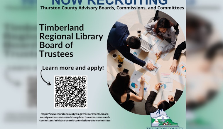 Thurston County Seeks Passionate At-Large Representative for Timberland Regional Library Board