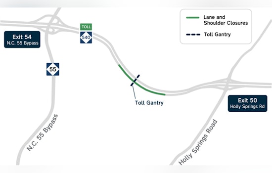 Traffic Advisory for Nighttime Lane Closures on Triangle Expressway Due to Toll Equipment Installation