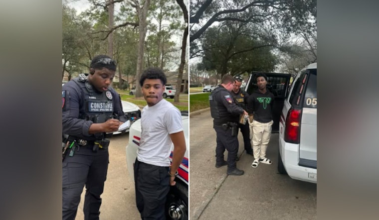 Two Men Arrested Following Fatal Shooting in Spring, Teens Detained in Abandoned House During Investigation