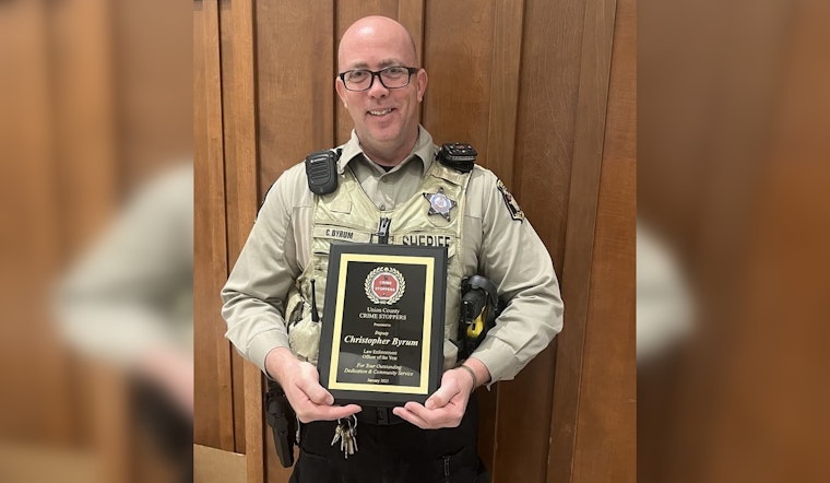 Union County Deputy Honored as Crime Stoppers Law Enforcement Officer of the Year at Annual BBQ Event