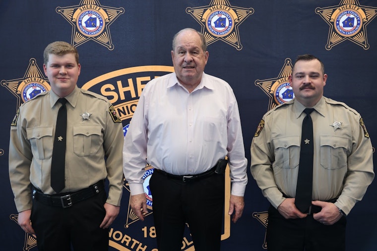 Union County Sheriff's Office in Monroe, NC, Celebrates New Hires and a Promotion