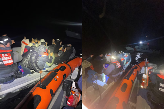 U.S. Coast Guard Detains 20 Off California Coast Near Point Loma, San Diego