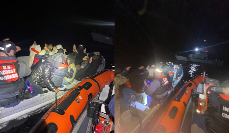 U.S. Coast Guard Detains 20 Off California Coast Near Point Loma, San Diego