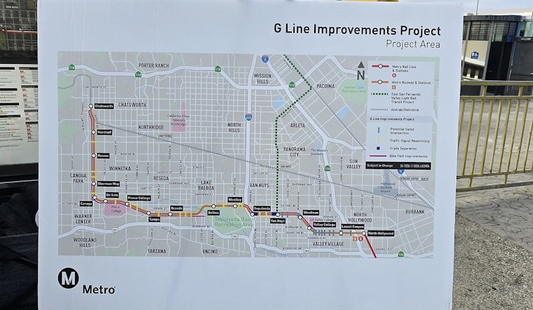 Van Nuys Station Closure: San Fernando Valley Commuters Face 3-Year Detour for Metro G Line Enhancements