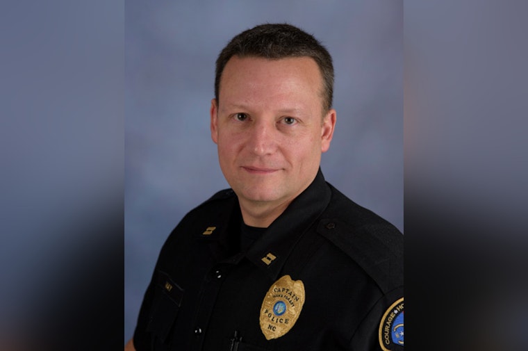 Wake Forest Celebrates Retirement of Capt. Matt May After 25 Years of Dedicated Service to Local Police