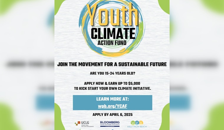 West Palm Beach Empowers Youth with Fresh Funding for Climate Initiatives Through Bloomberg Philanthropies' Support