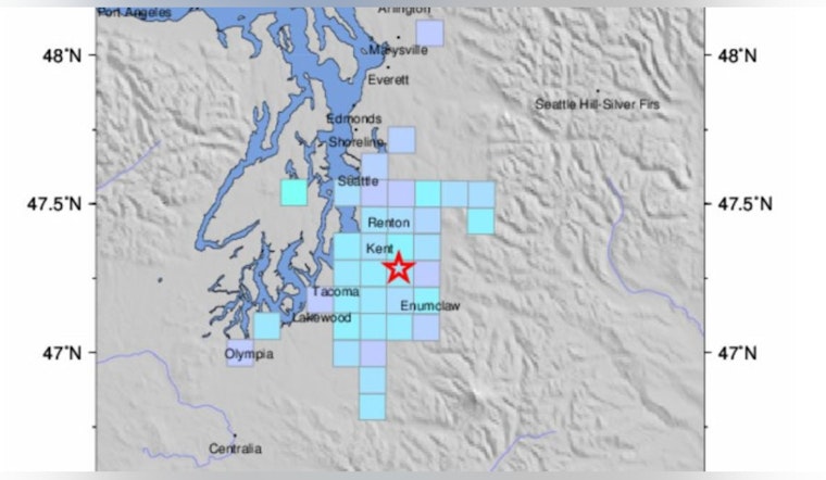 Western Washington Shaken by 3.4 Magnitude Earthquake, Felt from Auburn to Seattle