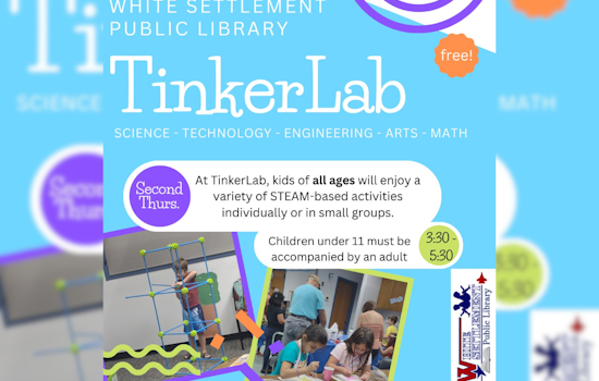 White Settlement Public Library Launches TinkerLab Program to Ignite Young Imaginations in STEAM