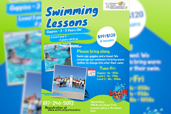 White Settlement's Splash Dayz Water Park Offers More Than Fun: Swim Lessons Boost Youth Development