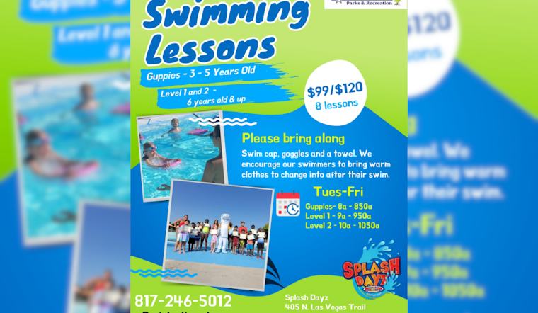 White Settlement's Splash Dayz Water Park Offers More Than Fun: Swim Lessons Boost Youth Development