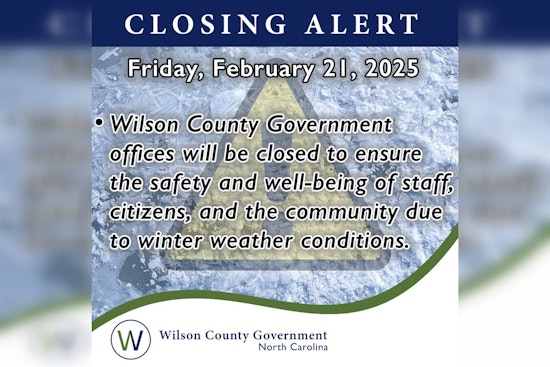 Wilson County Offices to Close Due to Severe Winter Weather, Essential Services to Continue