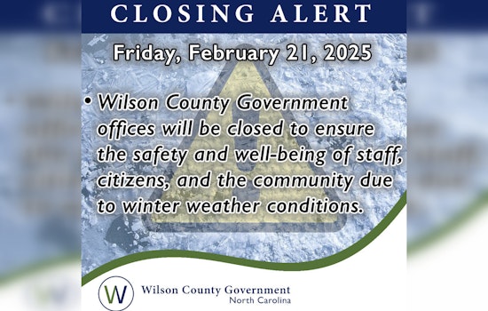 Wilson County Offices to Close Due to Severe Winter Weather, Essential Services to Continue