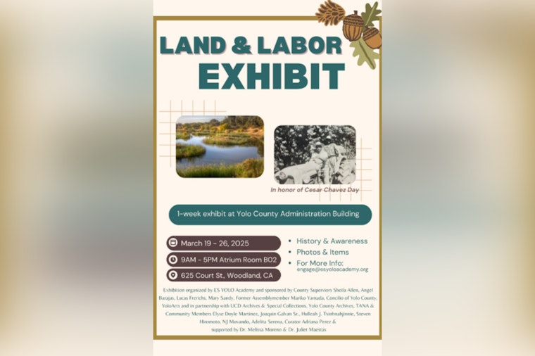 Yolo County to Celebrate Cesar Chavez Day with "Land and Labor" Exhibit Reflecting on Agricultural Heritage