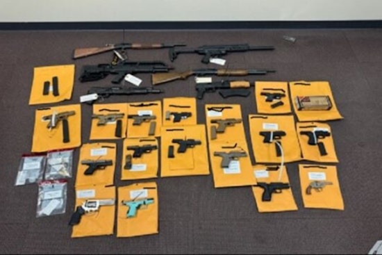 13 Suspected Gang Members Arrested in Multi-Agency Los Angeles County Raid, Firearms and Explosives Seized