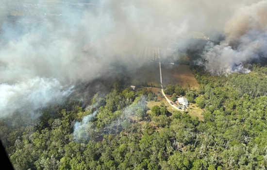 300-Acre Brush Fire Near New Smyrna Beach Prompts Travel Advisory, Unified Firefighter Response