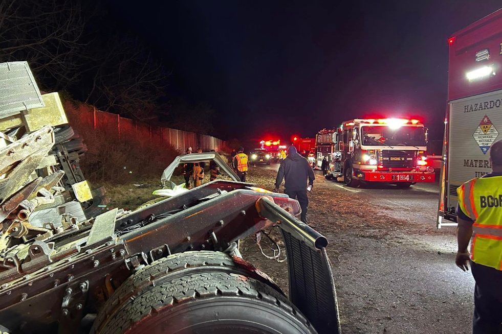 6,000 Gallons of Spilled Milk Create Stinky Mess on I-695 in Baltimore County