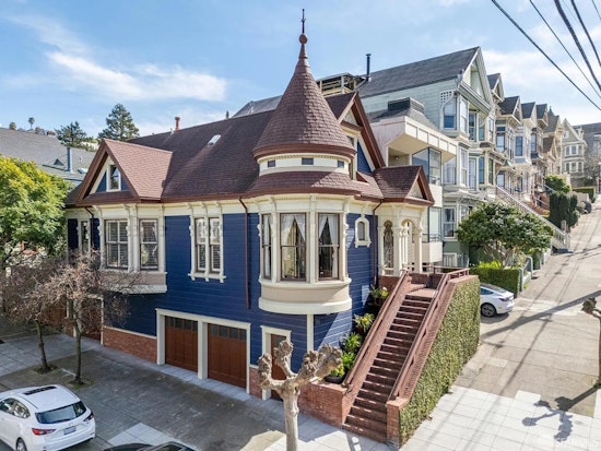 7-Garage Nelson House In SF's Castro District Listed For $4.5M By Owner of 50 Years